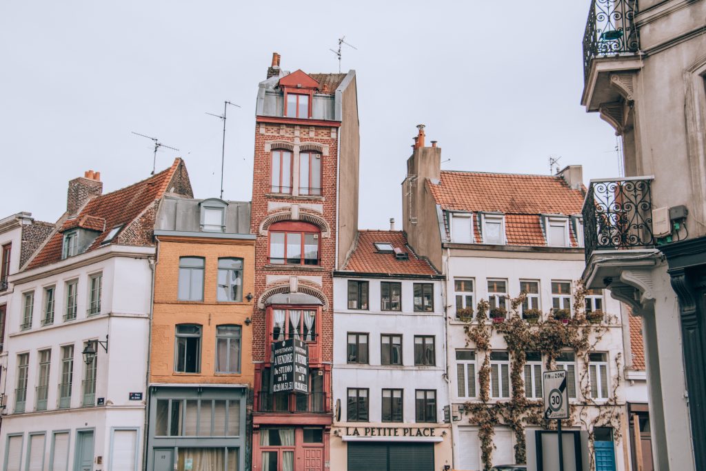 vieux Lille et maisons colorées